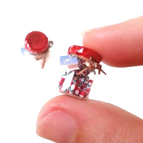 1 12 dollhouse Christmas miniature candy jar