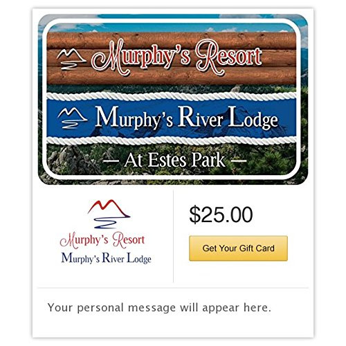 Murphy's River Lodge and Resort Gift Cards - E-mail Delivery Murphy's River Lodge and Resort Gift Cards - E-mail Delivery