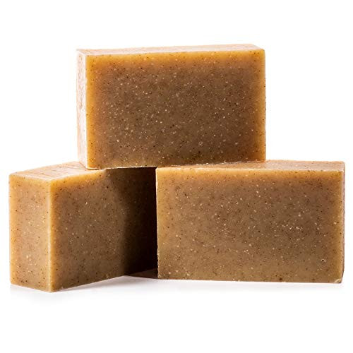 ELSHA Soap 3-Pack Oatmeal Spice Box Set  Organic Cold Process Bar Soap  scented with premium essential oils and natural flavors  for men and women  face and body