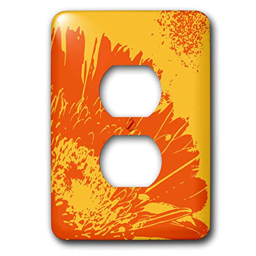 3dRose lsp_20567_6 Orange Pop Art Gerbera Daisy 2 Plug Outlet Cover 3dRose lsp_20567_6 Orange Pop Art Gerbera Daisy 2 Plug Outlet Cover