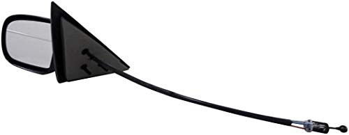 Dorman 955-100 Driver Side Manual Remote Door Mirror for Select Pontiac Models  Black