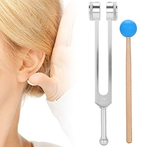 Brrnoo Aluminum Alloy Tuning Fork Sound Healing Therapy Tuning Fork with Hammer OM136.1 Aluminum Alloy Yoga Tuning Fork Set for Stress Reliever and Healing Musical Instrument Brrnoo Aluminum Alloy Tuning Fork Sound Healing Therapy Tuning Fork with Hammer OM136.1 Aluminum Alloy Yoga Tuning Fork Set for Stress Reliever and Healing Musical Instrument