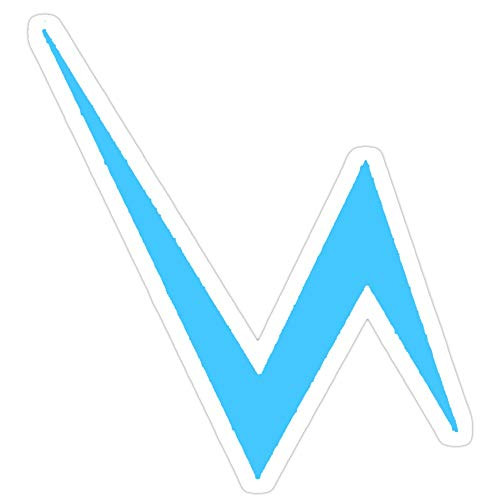 Deangelo Blue Chaarg Logo Stickers  3 Pcs Pack
