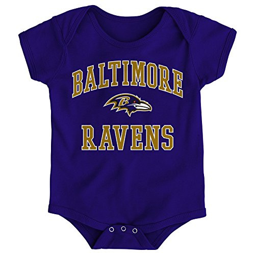 NFL Baltimore Ravens Infant Outerstuff "City Wide" Short Sleeve Bodysuit 24 Months Purple NFL Baltimore Ravens Infant Outerstuff "City Wide" Short Sleeve Bodysuit 24 Months Purple