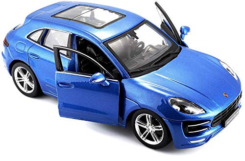 Porsche Macan Turbo Metallic Blue 1 24 Diecast Model Car by Bburago Porsche Macan Turbo Metallic Blue 1 24 Diecast Model Car by Bburago