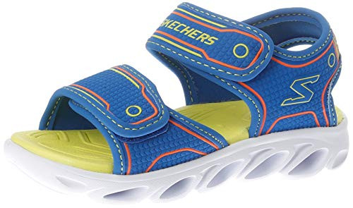 Skechers baby boys Hypno-splash Sandal  Blue Lime  2 Little Kid US