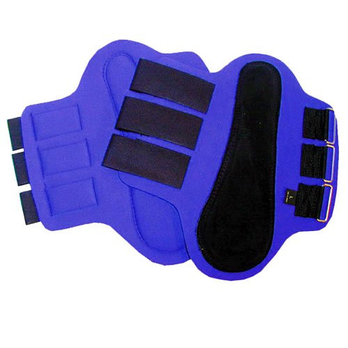 Intrepid International Splint Boots with Black Patches  Small  Blue
