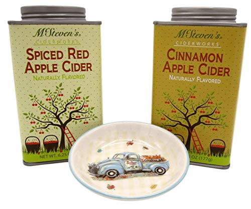 Fall Flavors Hot Drink Mix Bundles  1 Apple Cider - Spiced Red and Cinnamon