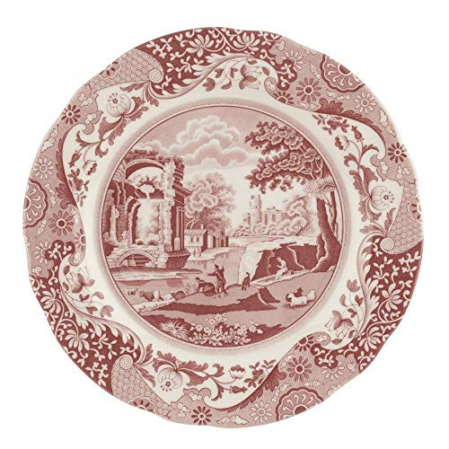 Spode Cranberry Italian Dinner Plate