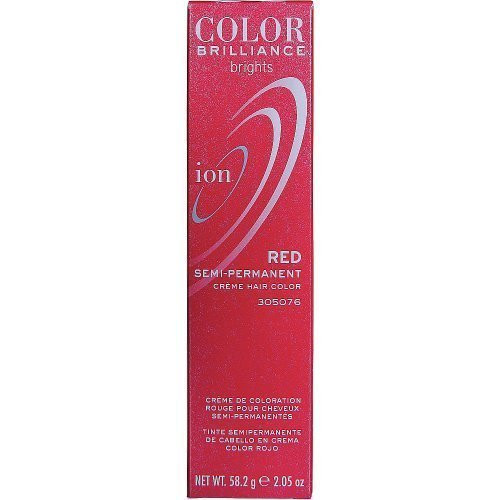 Ion Color Brilliance Brights Semi-Permanent Hair Color Red by Ion