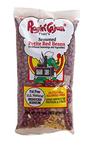 Seasoned Petite Red Beans 16 oz Ragin' Cajun  Pack of 4