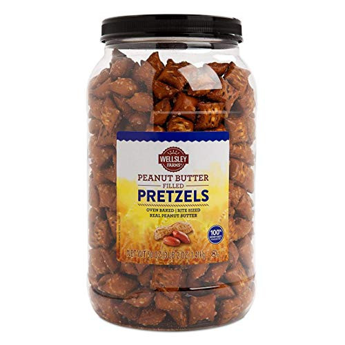 Wellsley Farms Peanut Butter Filled Pretzels 50 Ounce Wellsley Farms Peanut Butter Filled Pretzels 50 Ounce