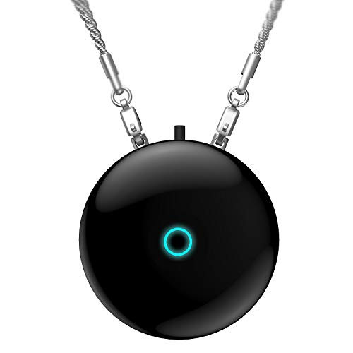 AJIC Portable Mini Air Purifier Personal Air Purifier Necklace USB Charging Bedroom Travel Air Cleaner for Car Home Smoke Dust Pollen Pets Smell Color Black AJIC Portable Mini Air Purifier Personal Air Purifier Necklace USB Charging Bedroom Travel Air Cleaner for Car Home Smoke Dust Pollen Pets Smell Color Black