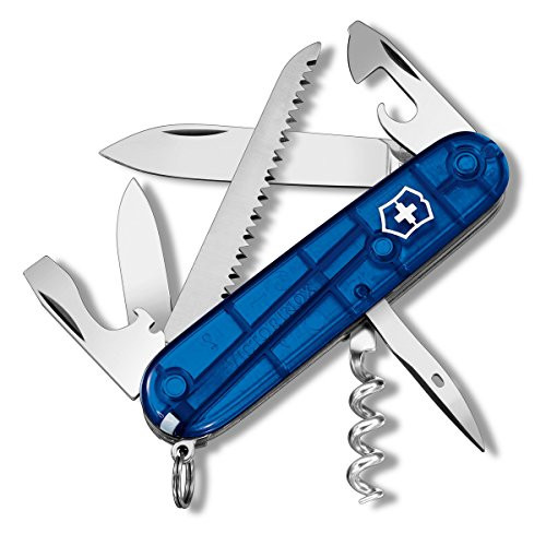 Victorinox Swiss Army Camper Pocket Knife  Sapphire  91mm