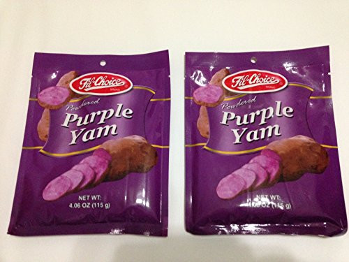 Fil-Choice Brand - Powdered Purple Yam   Ube - 2 X 4.06 Oz.   115 G - Product of the Philippines