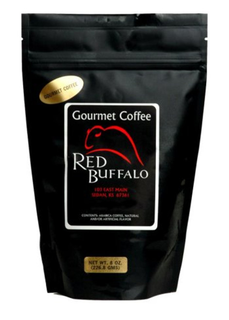 Red Buffalo Creme Brulee Decaf Coffee  Ground  12 ounce
