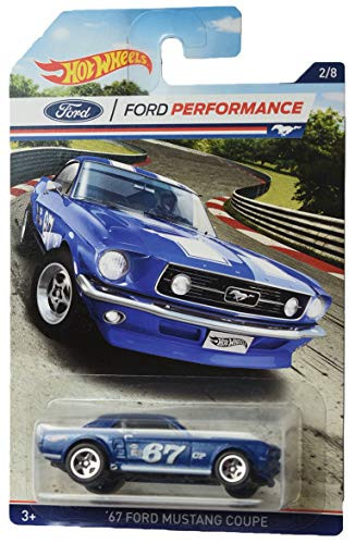 Hot Wheels Ford Performance Series '67 Ford Mustang Coupe 2 8  Blue