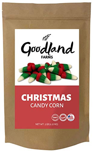 Goodland Farms Christmas Candy Corn  Reindeer Corn  Red  White   and  Green  Bulk Christmas Candy  5 Pounds