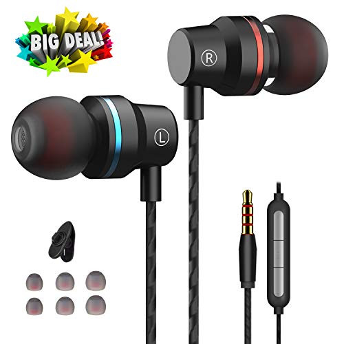 Earbuds Ear Buds in Ear Headphones Wired Earphones with Microphone Mic Stereo and Volume Control Waterproof Wired Earphone Compatible with Mp3 Players Tablet Laptop 3.5mm (earspro) Earbuds Ear Buds in Ear Headphones Wired Earphones with Microphone Mic Stereo and Volume Control Waterproof Wired Earphone Compatible with Mp3 Players Tablet Laptop 3.5mm (earspro)
