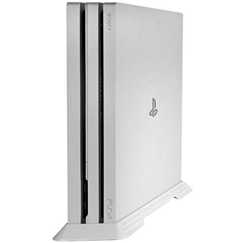 CC Kimico PS4 Pro Vertical Stand for Playstation 4 Pro Console Stand Glacier White