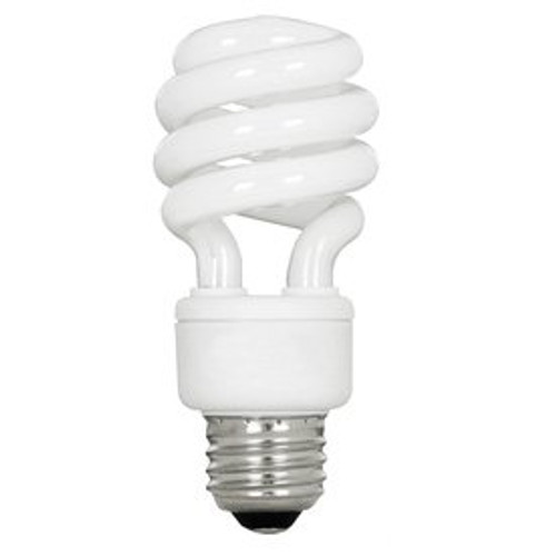 Utilitech 13 Watt CFL Spiral Fluorescent Light Bulb, 60 Watt Equivalent, Soft White (6 Pack)