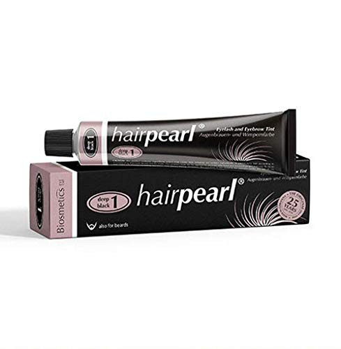 Hairpearl Intensive Cream Hair Dye - Deep Black - 0.68 oz