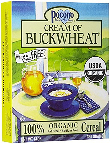 Pocono Cream of Buckwheat  100% Organic Cereal  13 oz  Pack of 4