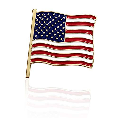 Donald Trump American Flag Pin  Limited Edition Lapel pin  24K Gold American Lapel Pin  Red White  and  Blue  USA Flag pin