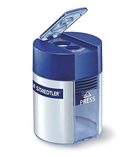 Staedtler 512 001 ST Double-hole Tub Pencil Sharpener - 1 Pack
