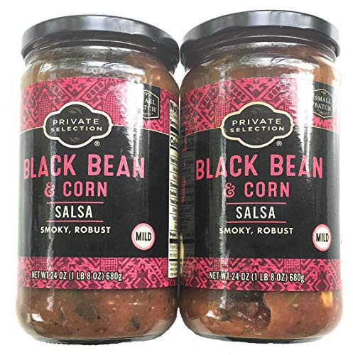 Private Selection Black Bean  and  Corn Salsa Mild 24 oz 2 Pack