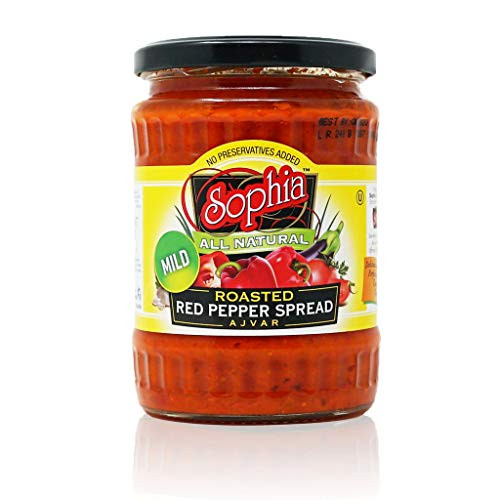 Sophia Ajvar Red Pepper Spread - Mild 19oz  4-pack