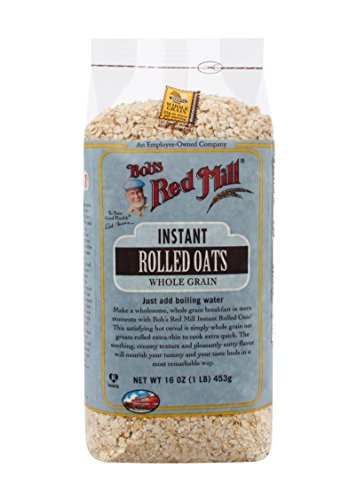 Bob's Red Mill Instant Rolled Oats  16 Ounce  Pack of 4