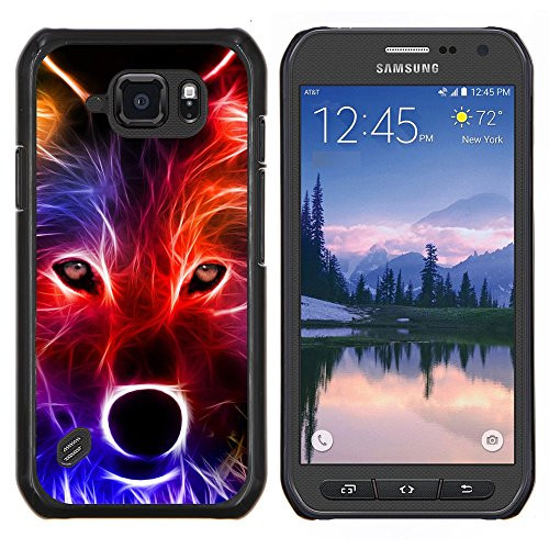 STPlus Wolf Light Shadows Animal Hard Cover Case for Samsung Galaxy S6 Active