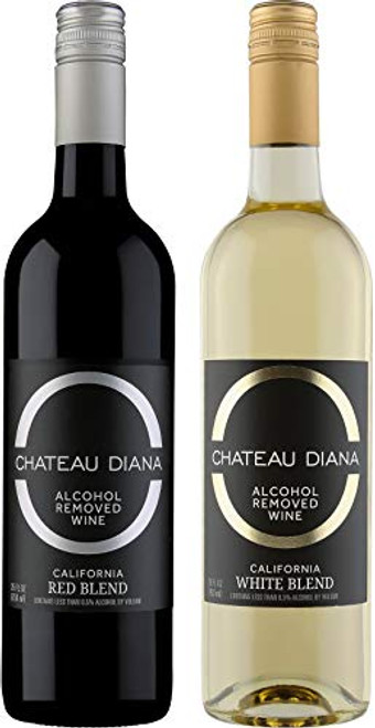 Chateau Diana Zero - Red  and  White Pack - Alcohol Removed California Wines