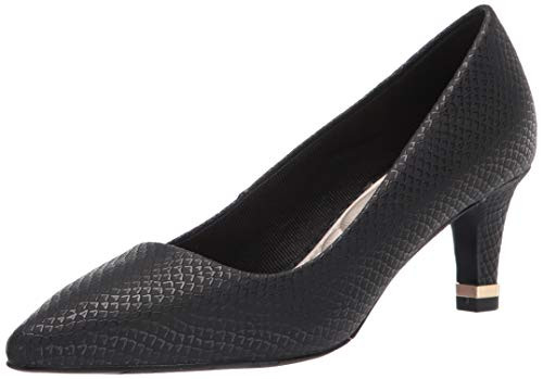 Easy Street womens Pump  Black Snake  7 US