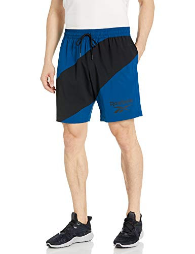 Reebok Workout Ready Woven Graphic Short  Humble Blue  Small