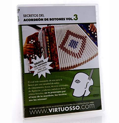 Virtuosso AB3 Curso De Acordeon De Botones DVD and CD Vol.3