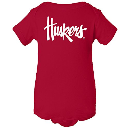 Nebraska Cornhuskers Legacy Script Huskers Infant Onesie - Red - 6M Nebraska Cornhuskers Legacy Script Huskers Infant Onesie - Red - 6M