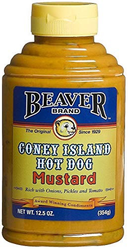 Beaver B78393 Beaver Coney Island Hot Dog Mustard -12.5oz  1-Pack