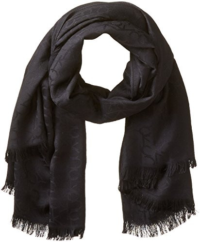 Calvin Klein Women's Pashmina Scarf  Black  One Size