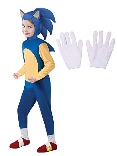 Adang Anime Jumpsuit Halloween Cosplay Costume for Boys Cartoon Bodysuit S Blue