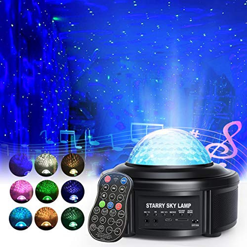 Star Projector  Galaxy Projector with Remote Control  and  Music Speaker  Sky Lite Night Light for Kids Adults  LED Light Nebula Projector  Starry Skylight Star Light Projector for Bedroom Party Birthday
