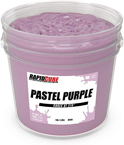 Rapid Cure Pastel Purple Plastisol Ink for Screen Printing Low Temperature Fast Curing Ink by Screen Print Direct 8 oz.