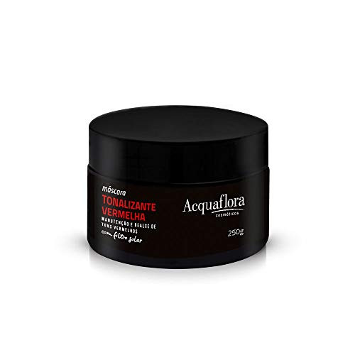 Acquaflora - Linha Tonalizante Vermelho - Mascara 250 Gr -  Acquaflora - Red Tone Collection - Mascara Net 8.81 Oz