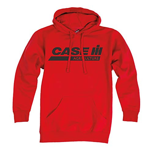 Case IH Ag Logo - CASE IH International Harvester Adult Pullover Hood Red