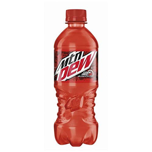 Mountain Dew Code Red 20oz Soda Bottles  Pack of 16  Total of 320 FL OZ