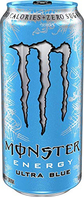 Monster Energy Ultra Zero Sugar Energy Drinks 16 ounce cans Ultra Blue 6 Cans Monster Energy Ultra Zero Sugar Energy Drinks 16 ounce cans Ultra Blue 6 Cans