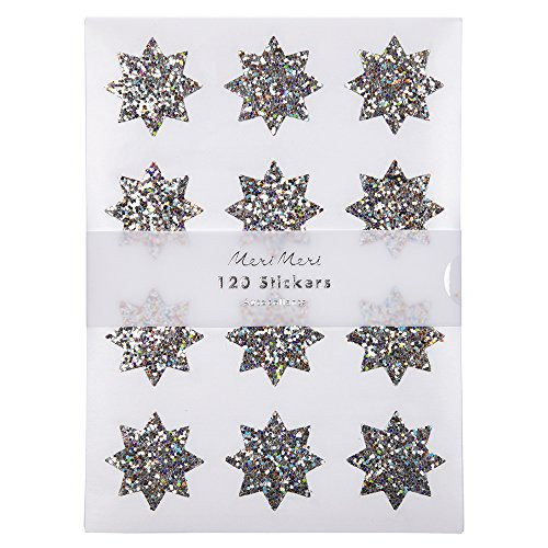 Meri Meri Multicolor Glitter Star Stickers