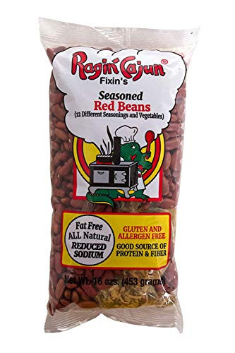 Seasoned Red Beans 16 oz Ragin' Cajun  Pack of 6