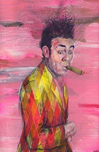 Kramer Seinfeld Art Print - Wall Art Poster Print - Seinfeld Art - Kramer Portrait - Wall Decor -"Kramer" by Black Ink Art
